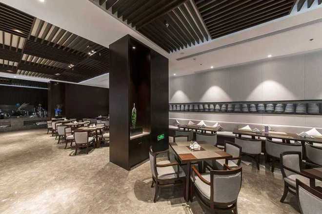 西餐饮门店装修施工饮店铺要点麻将胡了陕西餐厅装修设计陕(图2)